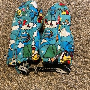 Quiksilver Kids zip up mittens Medium